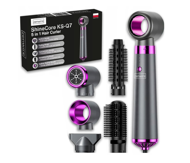 Zenwire Suszarko Lokówka do Włosów KS-Q7 - 1604648 - zdjęcie